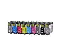 Compatible con Epson, Cartucho T1571-T1579 con Chip | Serie R3000, chip integrado, flujo de tinta estable, fácil reemplazo