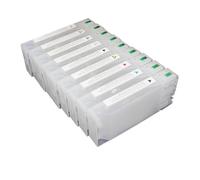 Compatible con Epson, Juego de 9 Cartuchos de Tinta Recargables de 350ml for 7890 9890 Pro7890 Pro9890 7908 9908 con Chip reiniciable