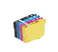 Compatible con Epson, Set Cartuchos T1811-T1813 | Conjunto de colores, impresión de documentos, salida fluida, fácil sustitución(1811-1Set)