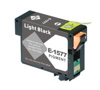 Compatible con Epson T1577 / 29.5ml Tinta Negro claro (Cartuchos de tinta - Pigmento)
