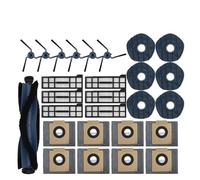 Compatible Con Eufy, X10 Pro Omni Robot Aspirador Repuestos Cepillos Laterales Principales Paños De Mopa Filtros Bolsas For Polvo Accesorios(Brown)