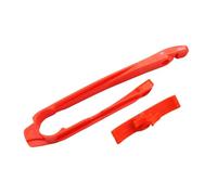Compatible con EXC EXCF SX SXF XC XCW XCFW 125 150 250 300 350 450 500 2016 2021 Guía del Brazo oscilante de la Motocicleta Deslizador de Cadena Deslizante Ajuste Universal(Orange 2 Piece Set)
