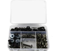Compatible con F800GT 2013 2014 2015 2016 2017 2018 2019 2020 Motocicleta Completa Kit de carenado Completo carrocería de Tornillos de tornas(Titanio)