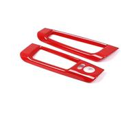 Compatible con Fiat 500 2010 2011 2012-2022 ABS Espejo retrovisor de Coche Interruptor de Ajuste Caja de Almacenamiento Marco Cubierta Embellecedor Adhesivo Accesorios (1)