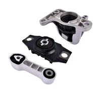Compatible con Fiat 500 2012 2013 2014 2015 2016 2017 2018 A5639 68073219AC 3PCS Soporte de Motor y transmisión