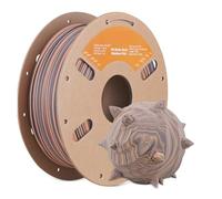 Compatible con filamento Premium ERYONE PLA Hyper Speed Matte Rock Rainbow Color, impresión 3D, máx. 500 mm/s, 1KG/carrete(Totem Carving)