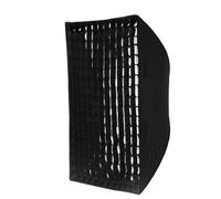 Compatible con Flashes Godox Mount: Softbox Rectangular de 60 x 90 cm (24 x 35 Pulgadas) con Rejilla de Panal