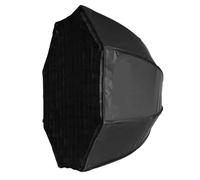 Compatible con Flashes Speedlite: Compatible con Paraguas Softbox Octagonal portátil Godox de 80 cm (32 Pulgadas) con Rejilla de Panal