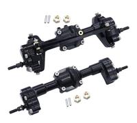 Compatible con FMS para FCX24 1/24 RC Car Upgrades Piezas Accesorios De Repuesto Engranaje De Eje De Portal Delantero Y Trasero De Metal Completo RC Ejes Trasero