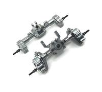 Compatible con FMS para FCX24 para Xiaoqi Crusher K5 1/24 RC Car Piezas De Modificación De Actualización Conjunto De Puente De Puerta Delantera Y Trasera De Metal Ejes Delantero Trasero RC