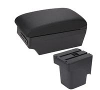 Compatible con Focus 2 MK2 Caja de reposabrazos Ajustable para Coche Protector de reposabrazos de Consola Central Extensor de reposabrazos con 7 Puertos USB Caja de reposabrazos