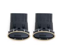 Compatible con Focus MK2, Rejilla de ventilación de Salida de Aire Acondicionado Central del Tablero Delantero, Conjunto 4M51A014L21AD 4M51-A014L21-AD (2 Piezas/Amarillo)
