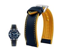 Compatible con for Breitling Compatible con for Citizen Compatible con for Tissot Compatible con for Omega 20 22 mm 23 mm 24 mm Correa de reloj de caucho fluorado de nailon Pulsera de silicona suave C