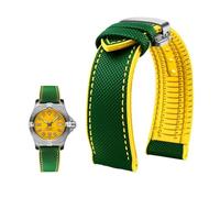 Compatible con for Breitling Compatible con for Citizen Compatible con for Tissot Compatible con for Omega 20 22 mm 23 mm 24 mm Correa de reloj de caucho fluorado de nailon Pulsera de silicona suave C