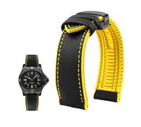 Compatible con for Breitling Compatible con for Citizen Compatible con for Tissot Compatible con for Omega 20 22 mm 23 mm 24 mm Correa de reloj de caucho fluorado de nailon Pulsera de silicona suave C