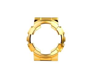 Compatible con for G-SHOCK GA100 GA110 GA120 GD100 120, funda con correa for reloj Casio Gshock for hombre, reloj de pulsera con bisel, correa de caja de Metal de acero inoxidable