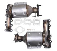 Compatible con Ford Edge 3.5L 2013-2019 Compatible con Explorer 3.5L Taurus Compatible con Lincoln MKS 3.5L Convertidor catalítico Purificador escape(LH and RH)