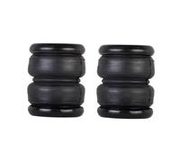 Compatible Con Ford Para F250 2 Uds Auto Air Ride Springs Suspensión Aire Puerto Único 1/4 Para Npt Pequeña Bolsa Absorción De Impactos Suspensión Neumática