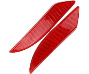 Compatible Con Ford Para Fiesta 2009 2010 2011 2012 1 Par De Tiras Reflectantes Izquierda Y Derecha OEM DK43515M0 DK43515L0 8A69515B0AB Reflector Lateral Trasero