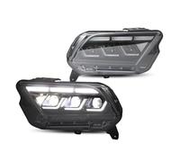 Compatible Con Ford Para Mustang 2010 2011 2012 2013 2014 Inicio Para Encender Animación Conjunto De Luces Delanteras DRL Para Automóviles Faros Volante A La Izquierda 2 Unidades