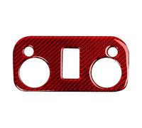 Compatible Con Ford Para Mustang GT 2015 2016 2017 2018 2019 2020 2021 Panel Luz Lectura Techo Interior Pegatina Cubierta Para Marco Decorativo Decoración interiores(Rojo)