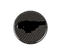 Compatible Con Ford Para Mustang GT 2015 2016 2017 2018 2019 2020 Cubierta Embellecedora Para Panel De Volante Coche, Pegatina Decorativa Para Marco Interior Decoración interiores(Negro,Size A)