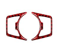 Compatible Con Ford Para Mustang GT 2015 2016 2017-2021, Cubierta De Interruptor De Faro Interior De Coche, Pegatinas Decorativas, Para Marco, Accesorios Decoración interiores(Rojo)