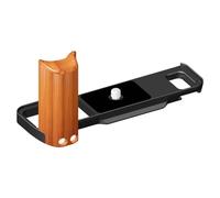 Compatible con Fuji X-E5: Placa de liberación rápida de Madera Maciza, empuñadura de cámara de aleación de Aluminio, Accesorio fotográfico(Rosewood Black)