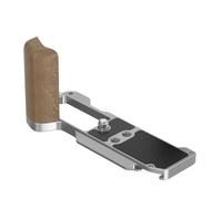 Compatible con FUJIFILM X-M5: empuñadura de cámara de Metal y Madera, Adaptador de Sistema de Soporte Extensible en Forma de L(L-Bracket Walnut)