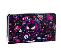 Compatible con funda protectora para Nintendo Switch, set Purple Ghost, funda protectora transparente, carcasa blanda, estuche de almacenamiento para