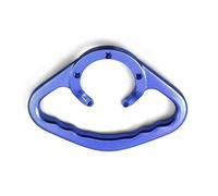 Compatible con FZ8 Todos los años, empuñaduras universales CNC para pasajeros, Agarre para Tanque, Barra de Agarre, reposabrazos(Blue)