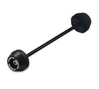 Compatible con G310R G310 R 2017-2024 Protector de rueda de motocicleta delantera y trasera, horquilla deslizante, tapa deslizante a prueba de caídas (parte delantera negra)