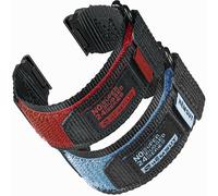 Compatible con Garmin Banda de Reloj de Nylon Deportiva para fēnix/Forerunner/Vivoactive/Approach/MARQ/quatix/Serie D2 Banda de Reemplazo para Hombre, 22mm/Middle (7.2'' to 8.2''), Nailon, No.