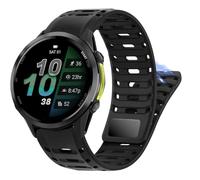 Compatible con Garmin Forerunner 970, liberación rápida, silicona deportiva a prueba de sudor, correa de repuesto transpirable compatible con Garmin Forerunner 970 (negro, correa de tamaño de 22 mm)