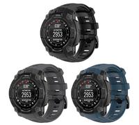 Compatible con Garmin Instinct 3 50 mm pulsera, 26 mm Sport Soft Silicone Correa de reloj para Instinct3 50 mm (no para 45 mm), Mittelgroße, Silicona, No es una piedra preciosa