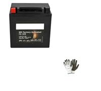 Compatible con GILERA SP 02 125 1990 A 2000 BATERIA Bosch YA Lista para Usar BATERIAS YB9-B 12V 9AH 9 AMP Moto Scooter Completa M4F250 136X76X134MM