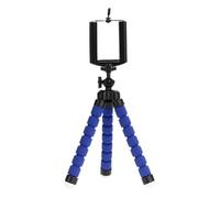 Compatible con GoPro Hero 11/10/9/8/Mini/MAX, Compatible con teléfonos y cámaras Deportivas - Trípode Flexible Tipo Pulpo, Soporte for móvil con Clip y monopie(Blue 2PC)