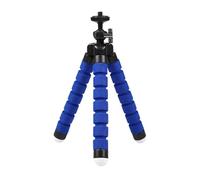 Compatible con GoPro Hero 12-3 Black/MAX, Compatible con YI/Eken/SJCAM/AKASO - Mini trípode Flexible Tipo Pulpo for cámaras de acción(Only Blue)