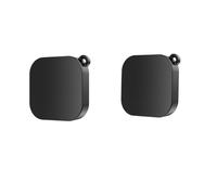 Compatible con GoPro Hero 13 - Accesorio Protector de Tapa de Lente Resistente al Polvo y anticaídas de Silicona Negra(Black 2 pcs)