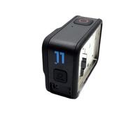 Compatible con GoPro Hero 9 Hero 10 Panel Frontal y Cubierta Trasera Juego de Funda Pieza de reparación de cámara(Bundle3)