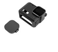 Compatible con GoPro Hero Series - Kit de protección: Funda de Silicona + Cubierta Lateral + Tapa de Lente(Set 2)