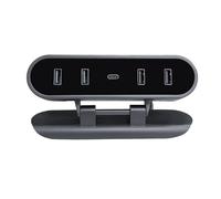 Compatible con guantera de coche 3/Y de expansión de derivación, puertos de concentrador, adaptador de carga rápida, estación de acoplamiento, inflador de neumáticos, compresor de aire portátil