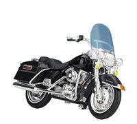 Compatible Con Harley-Davidson 1999 FLHR Road King 1:18 Collector's Edition Miniature Motorcycle Model Alloy Die-cast Vehicle Replica Fine Gift Operable(Black)
