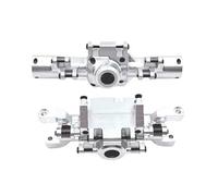 Compatible con HBToys ZP1001 ZP1002 ZP1003 ZP1004 1/10 RC Car Repuestos Accesorios 2 Piezas Carcasa De Puente De Eje Delantero Y Trasero Accesorios RC