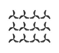 Compatible con hélice de 3 palas 2218, eje 1,5 mm for dron sin escobillas Pavo20 Pro, motor 1104(Black12pcs)