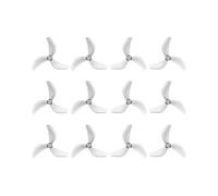 Compatible con hélice de 3 palas 2218, eje 1,5 mm for dron sin escobillas Pavo20 Pro, motor 1104(Grey 8pcs)