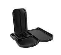 Compatible con HiBREW - Estante de almacenamiento de cápsulas adsorbibles, compatible con Nespresso y Dolce Gusto, bandeja for máquina de café(Black TrayA)