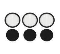Compatible Con Homany,Compatible Con SmartVac,11 Kit De Filtros De Repuesto For Contenedores De Polvo Lavables Y Reutilizables For Aspiradoras(3pcs)