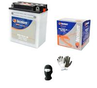 Compatible con Honda 600 XL V Transalp 1997 BATERIA TECNIUM JIS YB12A-B 12 V 12.0 AH BATERIAS 12 AMPERIOS PREPARADA para Uso ESPECIFICO Moto Scooter 113X70X105MM