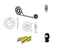 Compatible con Honda CB F Hornet (PC41) 600 2007-2013 Kit DE TRANSMISIÓN para Cadena DE Motocicleta Did 525VX3 LUN 118 Enlaces, Corona Acero P525-Z43, PIÑÓN P525-Z16 ESPECÍFICO